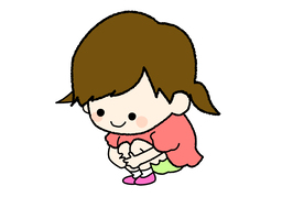 crouch downのイラスト